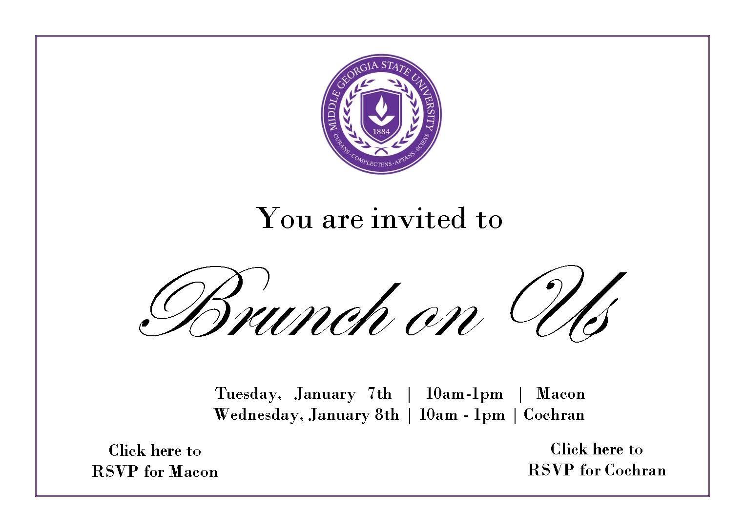 Brunch on Us 2025 invite. 